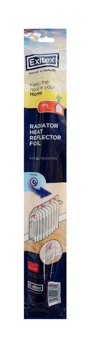 Radiatorfolie 0,5 × 5 meter - Exitex